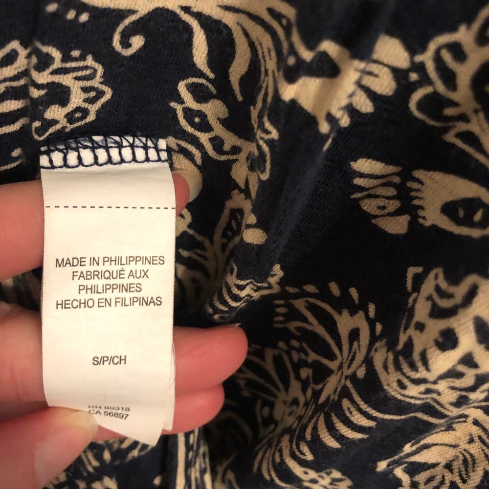 Lucky Brand 3/4 Sleeve Blouse - Picture 3 of 6
